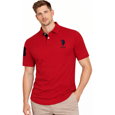 US Polo Assn U.S. Polo Assn. Pánske Polo Tričko Červená Xl US Polo Assn U.S. Polo Assn. Pánske Polo Tričko Červená Xl