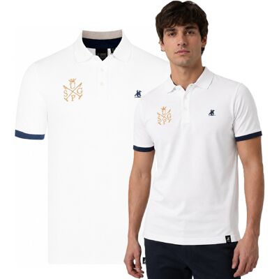 U.S. GRAND POLO EQUIPMENT & APPAREL Pánske Polo Tričko U.S. Grand Polo Biela Xxl U.S. GRAND POLO EQUIPMENT & APPAREL Pánske Polo Tričko U.S. Grand Polo Biela Xxl