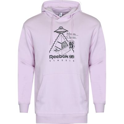 Reebok Unisex Mikina Cl Skate Hoodie Ružová S Reebok Unisex Mikina Cl Skate Hoodie Ružová S