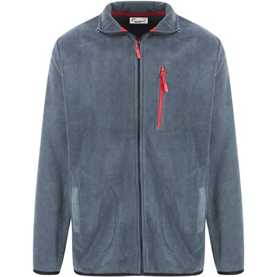 Pri Men'S Classic Warm Fleece Zip-Up Sweatshirt Šedá Xxl Pri Men'S Classic Warm Fleece Zip-Up Sweatshirt Šedá Xxl