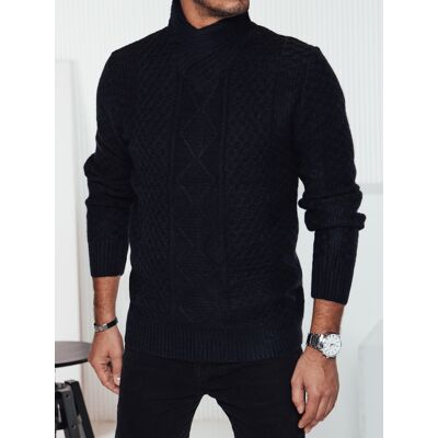 DStreet Pánsky Čierny Sveter S Rolákom Čierna 3xl DStreet Pánsky Čierny Sveter S Rolákom Čierna 3xl