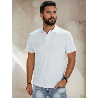 Pánske Polo Tričko Biele Dstreet Modrá Xl Pánske Polo Tričko Biele Dstreet Modrá Xl