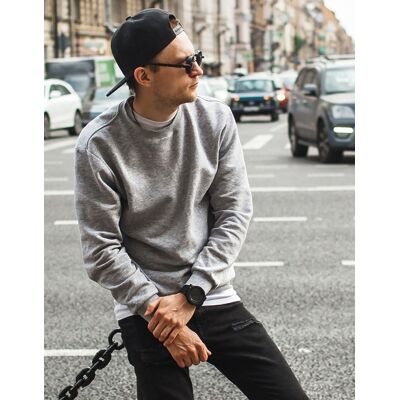 Pánska Mikina Dstreet Šedá M Pánska Mikina Dstreet Šedá M