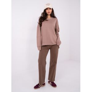 RUE PARIS Dámska Mikina V Tmavobéžovej Farbe Hnedá L RUE PARIS Dámska Mikina V Tmavobéžovej Farbe Hnedá L