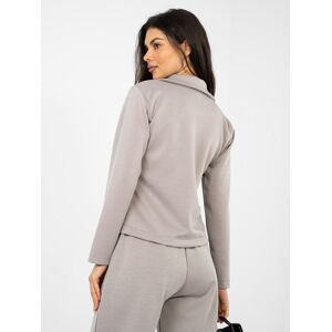 Italy Moda Dámsky Béžový Blazer Krémová One Size Italy Moda Dámsky Béžový Blazer Krémová One Size