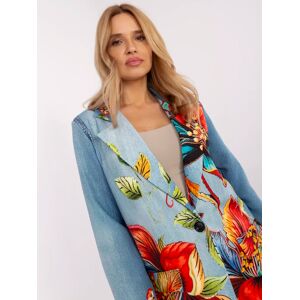 Italy Moda Blazer-Dhj-Ma-18525-31.87-Blue Šedá One Size Italy Moda Blazer-Dhj-Ma-18525-31.87-Blue Šedá One Size