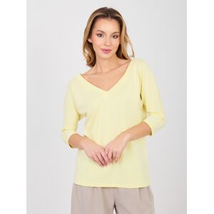 RUE PARIS Pastelová Žltá Blúzka Žltá L RUE PARIS Pastelová Žltá Blúzka Žltá L