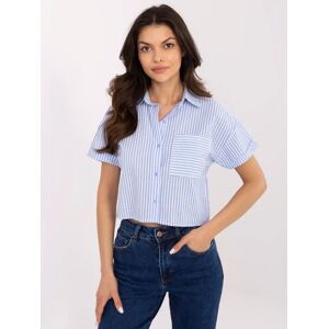 Vinceotto Dámska Pruhovaná Košeľa Modrá S Vinceotto Dámska Pruhovaná Košeľa Modrá S