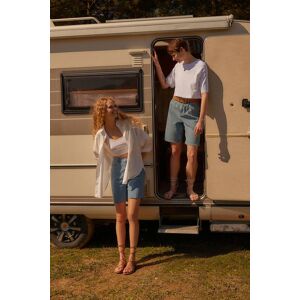 Dámske Kraťasy Trendyol Denim Modrá 34 Dámske Kraťasy Trendyol Denim Modrá 34