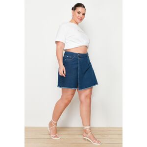 Dámske Kraťasy Trendyol Modrá 44 Dámske Kraťasy Trendyol Modrá 44