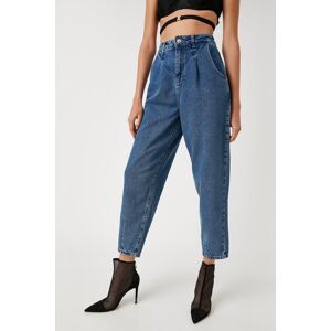 Koton Dámske Stredné Indigové Nohavice Modrá 26/32 Koton Dámske Stredné Indigové Nohavice Modrá 26/32