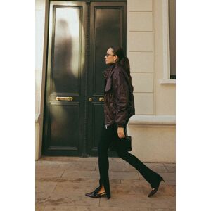 Trendyol Black Osmanské Vysoké Pásové Pletené Legíny S Bočnými Rozparkami. Čierna Xs Trendyol Black Osmanské Vysoké Pásové Pletené Legíny S Bočnými Rozparkami. Čierna Xs