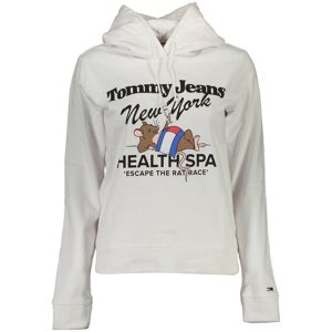 Biela Mikina Tommy Hilfiger S Kapucňou Čierna L Biela Mikina Tommy Hilfiger S Kapucňou Čierna L