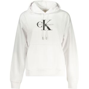 Biela Mikina S Kapucňou Calvin Klein S Biela Mikina S Kapucňou Calvin Klein S