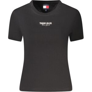 Tommy Hilfiger Dámske Čierne Tričko S Krátkym Rukávom Xl Tommy Hilfiger Dámske Čierne Tričko S Krátkym Rukávom Xl