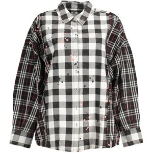 Dámska Károvaná Košeľa Desigual Čierna S Dámska Károvaná Košeľa Desigual Čierna S