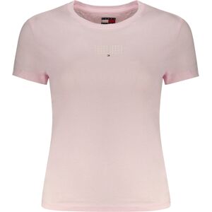 Tommy Hilfiger Ružové Dámske Tričko S Krátkym Rukávom L Tommy Hilfiger Ružové Dámske Tričko S Krátkym Rukávom L