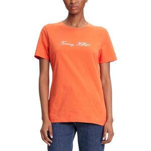 Oranžové Tričko Tommy Hilfiger Oranžová L Oranžové Tričko Tommy Hilfiger Oranžová L