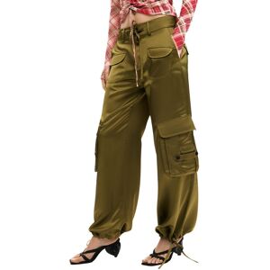 Desigual Dámske Kapsáčové Nohavice Kaki Xl Desigual Dámske Kapsáčové Nohavice Kaki Xl