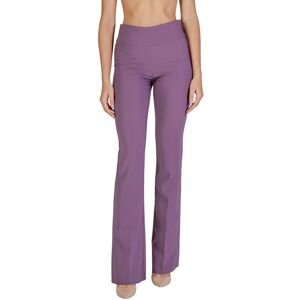 Fialové Rovné Nohavice Sandro Ferrone Fialová 38 Fialové Rovné Nohavice Sandro Ferrone Fialová 38