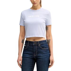 Calvin Klein Jeans Dámske Crop Tričko Modrá L Calvin Klein Jeans Dámske Crop Tričko Modrá L
