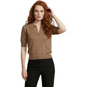 Only Dámske Polo Tričko S Krátkym Rukávom Hnedá L Only Dámske Polo Tričko S Krátkym Rukávom Hnedá L