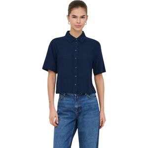 Only Dámska Košeľa Modrá M Only Dámska Košeľa Modrá M