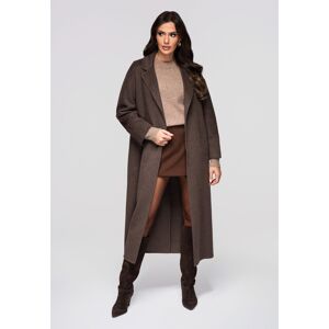 Edoti Dámsky Kabát Larica Ow-Colc-0109 Hnedá Xl Edoti Dámsky Kabát Larica Ow-Colc-0109 Hnedá Xl