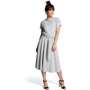 Dámske Šaty Bewear B067 Šedá M Dámske Šaty Bewear B067 Šedá M