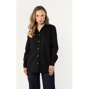 Dámska Košeľa Awama A768 Čierna L Dámska Košeľa Awama A768 Čierna L