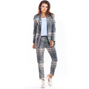 Dámske Sako Awama A337 Šedá M Dámske Sako Awama A337 Šedá M