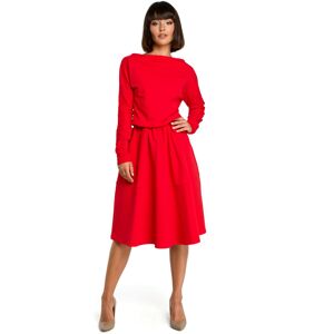 Dámske Šaty Bewear B087 Červená M Dámske Šaty Bewear B087 Červená M