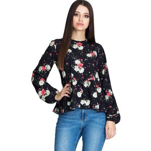 Dámska Blúzka Figl M594 Čierna S Dámska Blúzka Figl M594 Čierna S