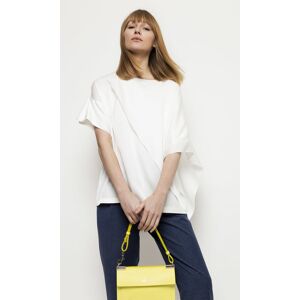 Dámska Blúzka Deni Cler Milano W-Dc-1211-9c-A5-11-1 Biela 46 Dámska Blúzka Deni Cler Milano W-Dc-1211-9c-A5-11-1 Biela 46