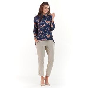 Awama Dámska Blúzka A213 Námornícka Modrá Modrá M Awama Dámska Blúzka A213 Námornícka Modrá Modrá M