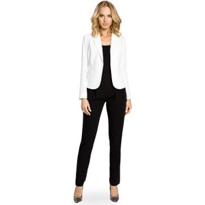 Dámske Sako Made Of Emotion Ecru Biela M Dámske Sako Made Of Emotion Ecru Biela M