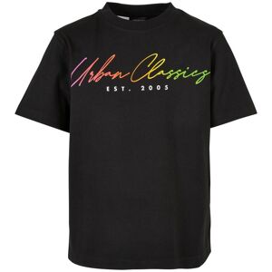 Urban Classics Boys Script Logo T-Shirt Black Čierna 5-6 Y Urban Classics Boys Script Logo T-Shirt Black Čierna 5-6 Y