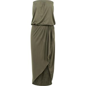 Urban Classics Women'S Olive Bandeau Dress Kaki Xs Urban Classics Women'S Olive Bandeau Dress Kaki Xs