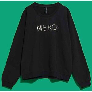 Marisse Mikina S Nápisom Čierna M Marisse Mikina S Nápisom Čierna M