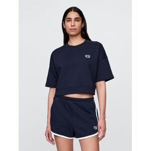 Gap Oversize Crop Sweatshirt Vintagesoft Americana - Women'S Čierna Xxl Gap Oversize Crop Sweatshirt Vintagesoft Americana - Women'S Čierna Xxl