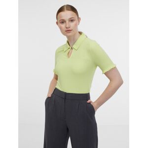 Svetlo Zelené Dámske Polo Tričko Orsay Krémová S Svetlo Zelené Dámske Polo Tričko Orsay Krémová S