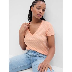 Béžové Dámske Vzorované Tričko Gap Ružová Xxs Béžové Dámske Vzorované Tričko Gap Ružová Xxs