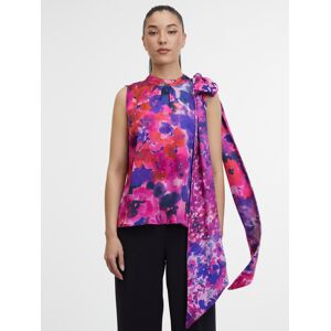 Fialový Dámsky Kvetovaný Top Orsay Ružová 38 Fialový Dámsky Kvetovaný Top Orsay Ružová 38