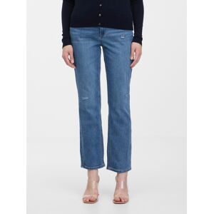 Tmavomodré Dámske Skrátené Straight Fit Džínsy Orsay Modrá 38 Tmavomodré Dámske Skrátené Straight Fit Džínsy Orsay Modrá 38