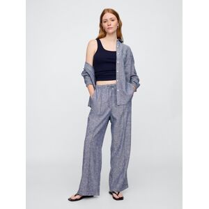 Gap Linen Wide-Leg Trousers - Women'S Šedá Xs Gap Linen Wide-Leg Trousers - Women'S Šedá Xs
