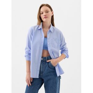 Svetlomodrá Dámska Košeľa Gap Svetlomodrá L Svetlomodrá Dámska Košeľa Gap Svetlomodrá L