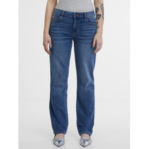 Tmavomodré Dámske Straight Fit Džínsy Orsay Modrá 34 Tmavomodré Dámske Straight Fit Džínsy Orsay Modrá 34