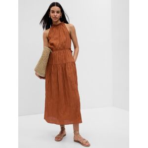 Hnedé Dámske Šaty Bez Rukávov Gap Hnedá Xxl Hnedé Dámske Šaty Bez Rukávov Gap Hnedá Xxl