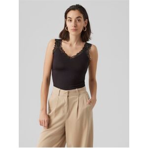 Čierne Dámske Tielko Vero Moda Rosa Čierna L Čierne Dámske Tielko Vero Moda Rosa Čierna L