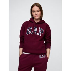 Vínová Dámska Mikina S Kapucňou Gap Tmavočervená Xxs Vínová Dámska Mikina S Kapucňou Gap Tmavočervená Xxs